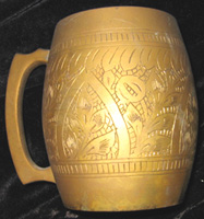 brass mug